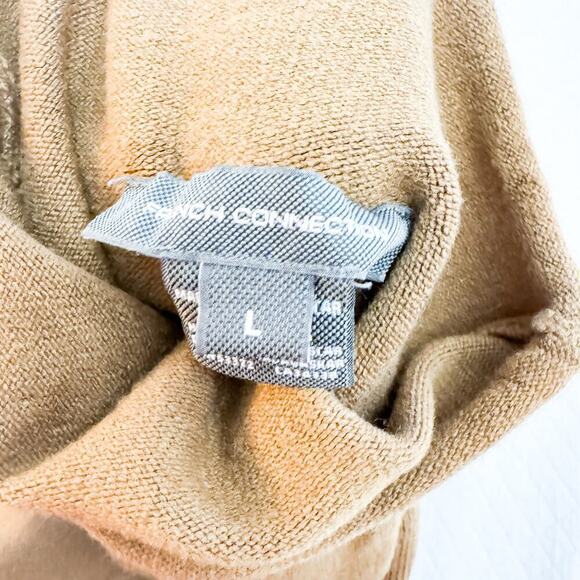 French Connection Brown Turtle Neck Size L MINT - Picture 2 of 3